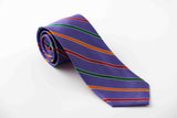 Purple with red, orange and green stripes (S231)