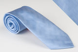 Sky Blue Basket Weave Solid Tie (T303)