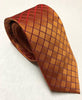 Autumn Orange With Red Horizontal Box Pattern (P507)