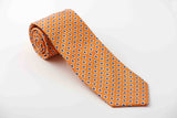 Orange with black and silver diamonds (P633)