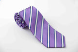Purple with white and royal blue stripes (S216)
