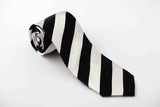 Silver and black medium stripe (S218)
