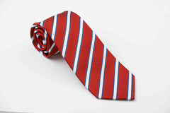 Red with white and royal blue stripes (S217)