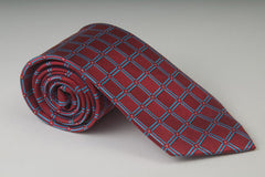 Basic Red Grid (P613)