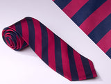 Regal Red and Royal Blue Medium Stripes (S103)