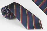 Wide Classic Blue, Narrow Red, Kelly Green and Yellow Stripes (S130)