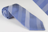 Medium Two Tone Pearl Blue Stripes (S137)