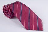 Wine Field with Small Red and Blue Stripes (S155)