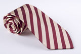 Narrow Maroon and Gold Stripe (S163)