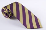 Medium Purple and Gold Stripe (S167)