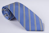 Light Blue with Two Small Yellow Stripes (S183)