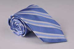Framed Stripe in Blue and White (S192)